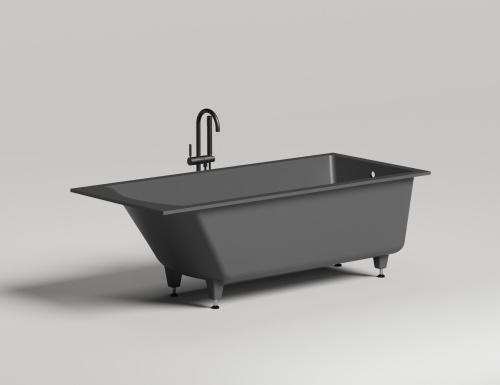 Ванна из искусственного камня Salini CASCATA 104223M 180х80 встраиваемая прямоугольная - фото 5